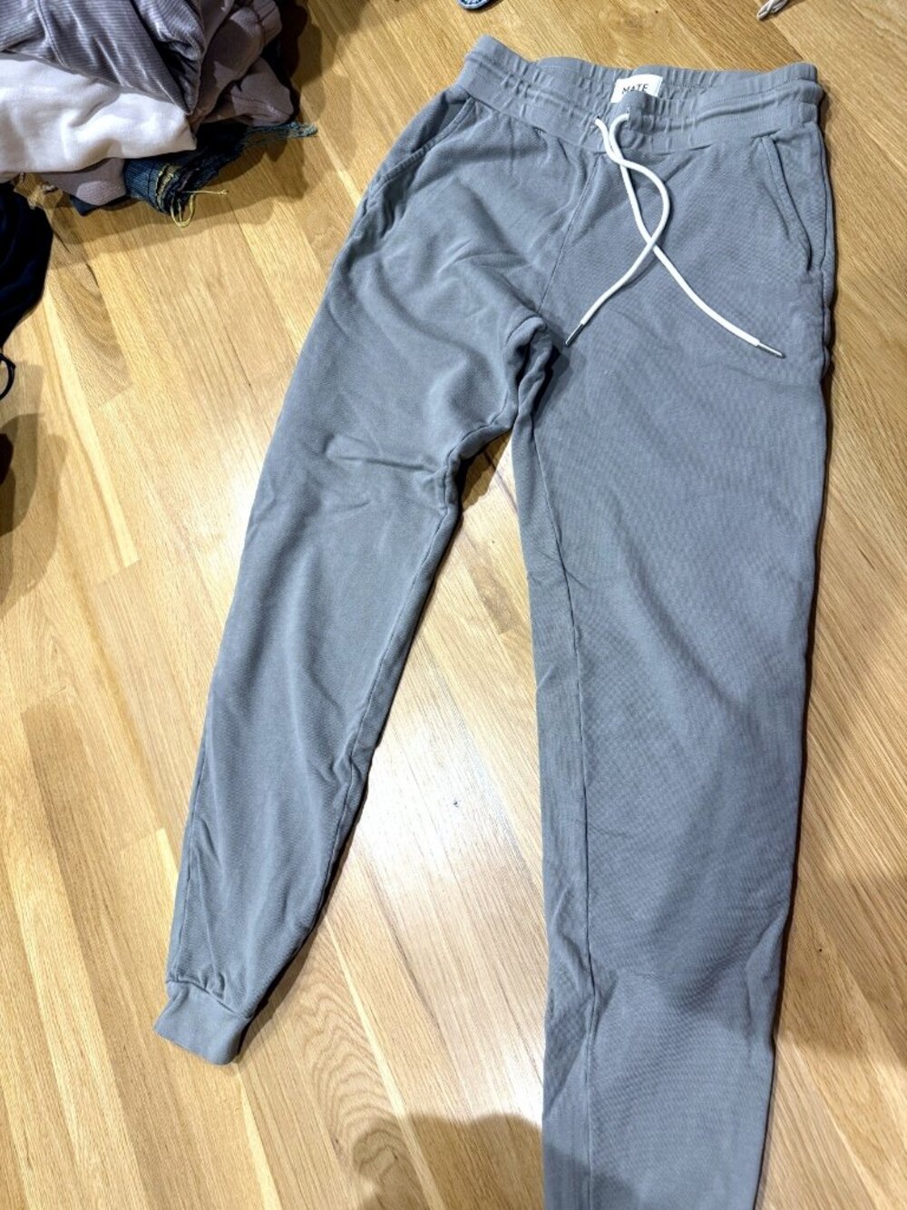 Mate the Label Gray Sweatshirt + Sweatpants Set Size S
